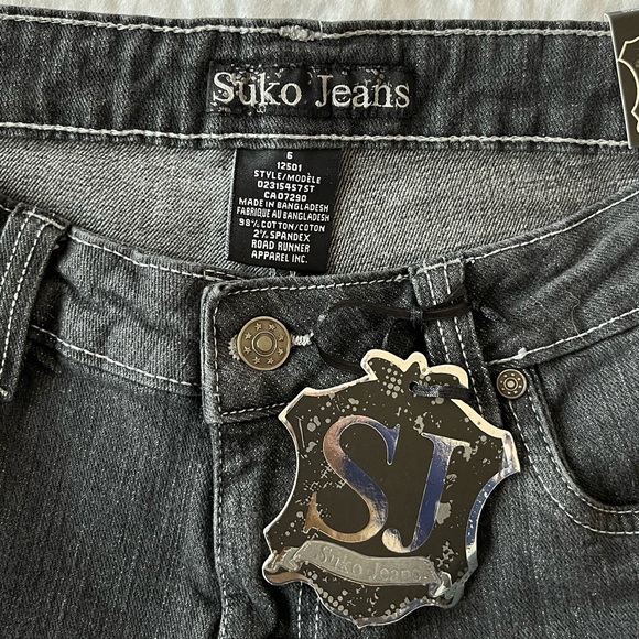 Suko Jeans Grey Mid-Rise Bootcut Jeans - Picture 3 of 3